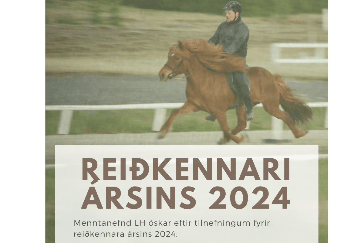 LH óskar eftir tilnefningum til reiðkennara ársins | Eidfaxi.is